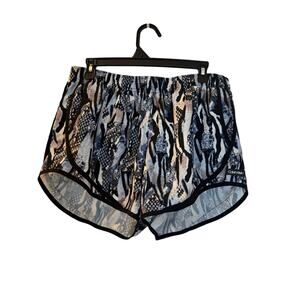 Calvin Klein animal print work out shorts